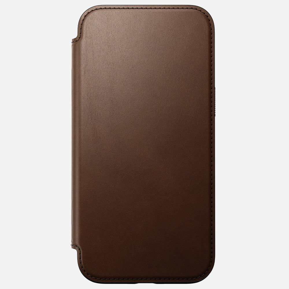 Modern Leather Folio - iPhone 16 Plus | Brown | Nomad Leather | NOMAD® - Image 7