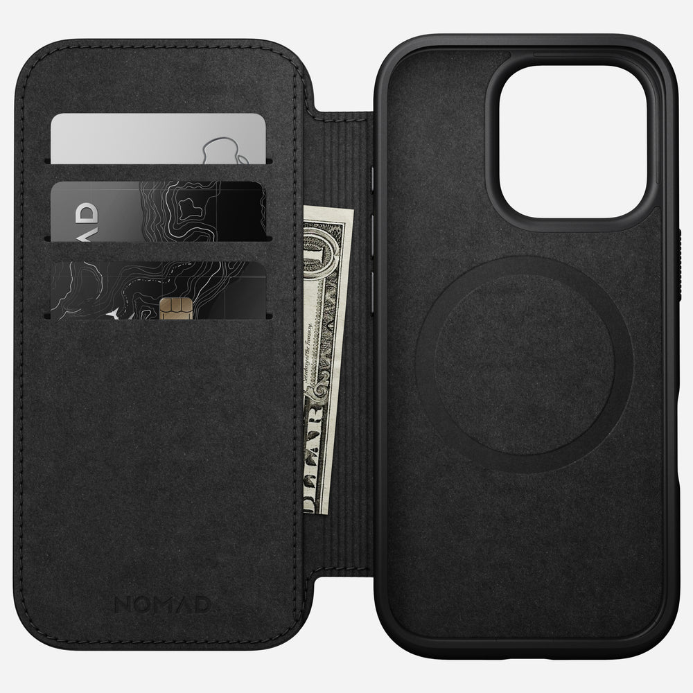 Modern Leather Folio - iPhone 16 Pro | Brown | Nomad Leather | NOMAD® - Image 2