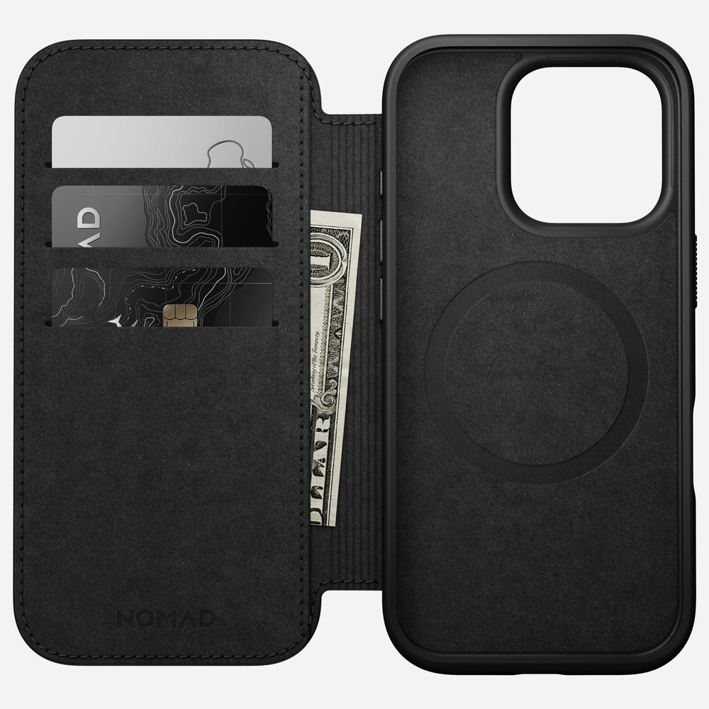 Modern Leather Folio - iPhone 16 Pro | English Tan-C | Nomad Leather | NOMAD® - Image 2