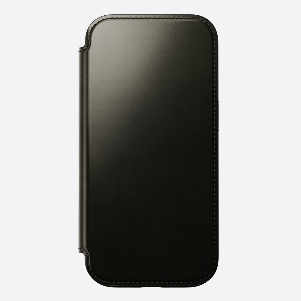 Modern Leather Folio - iPhone 16 Pro | Green Chrome | Horween | NOMAD® - Image 7