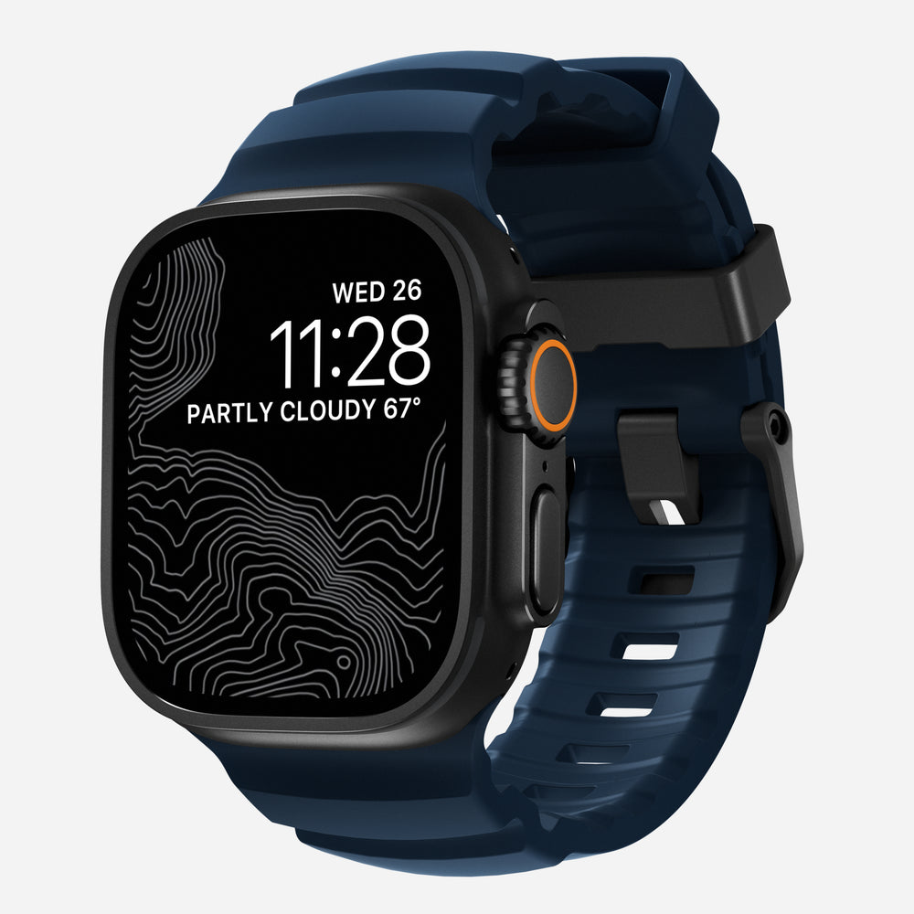 Rocky Point Band - 46mm/49mm | Atlantic | Black Hardware | NOMAD®