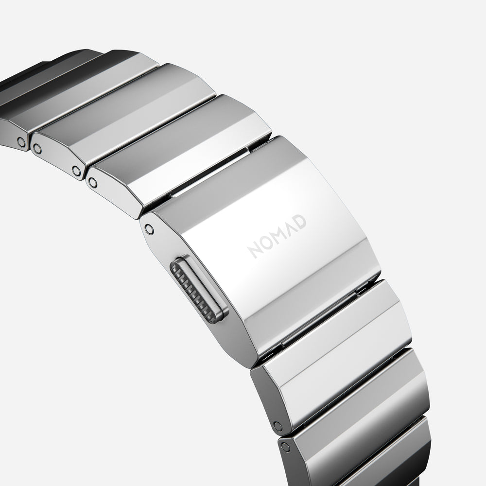 Steel Band - 46mm/49mm | Silver Hardware | NOMAD® - Image 6