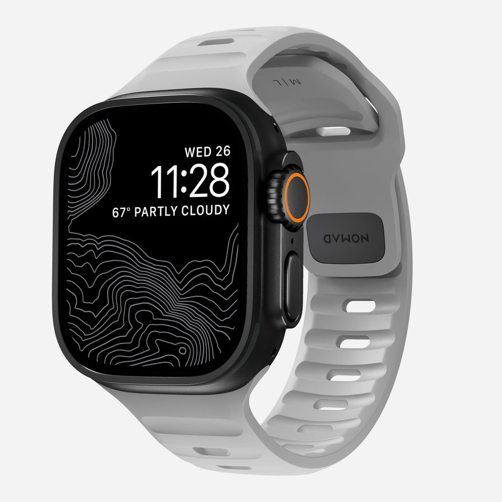 Sport Band - 46mm/49mm | Lunar Gray | NOMAD®