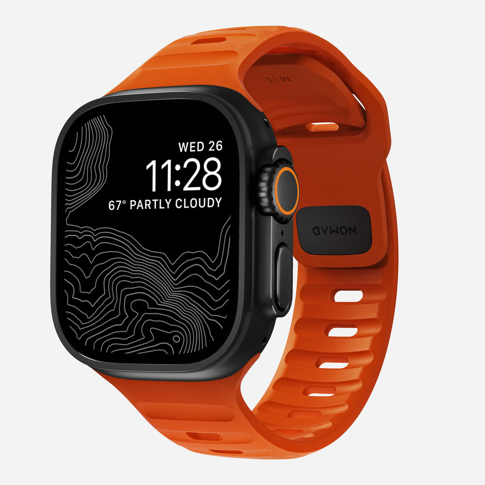 Sport Band - 46mm/49mm | Ultra Orange| NOMAD®