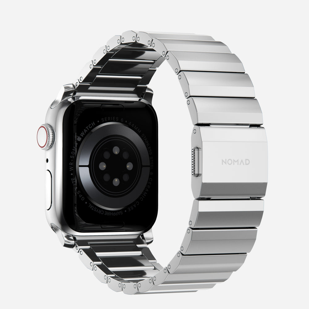 Steel Band - 46mm/49mm | Silver Hardware | NOMAD® - Image 3